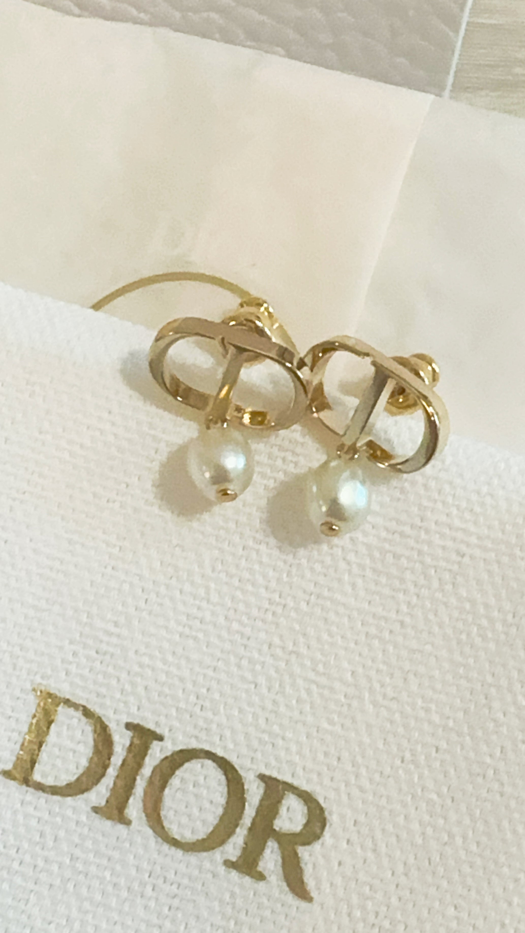 Dior Petit CD Earrings, - Luxnicy