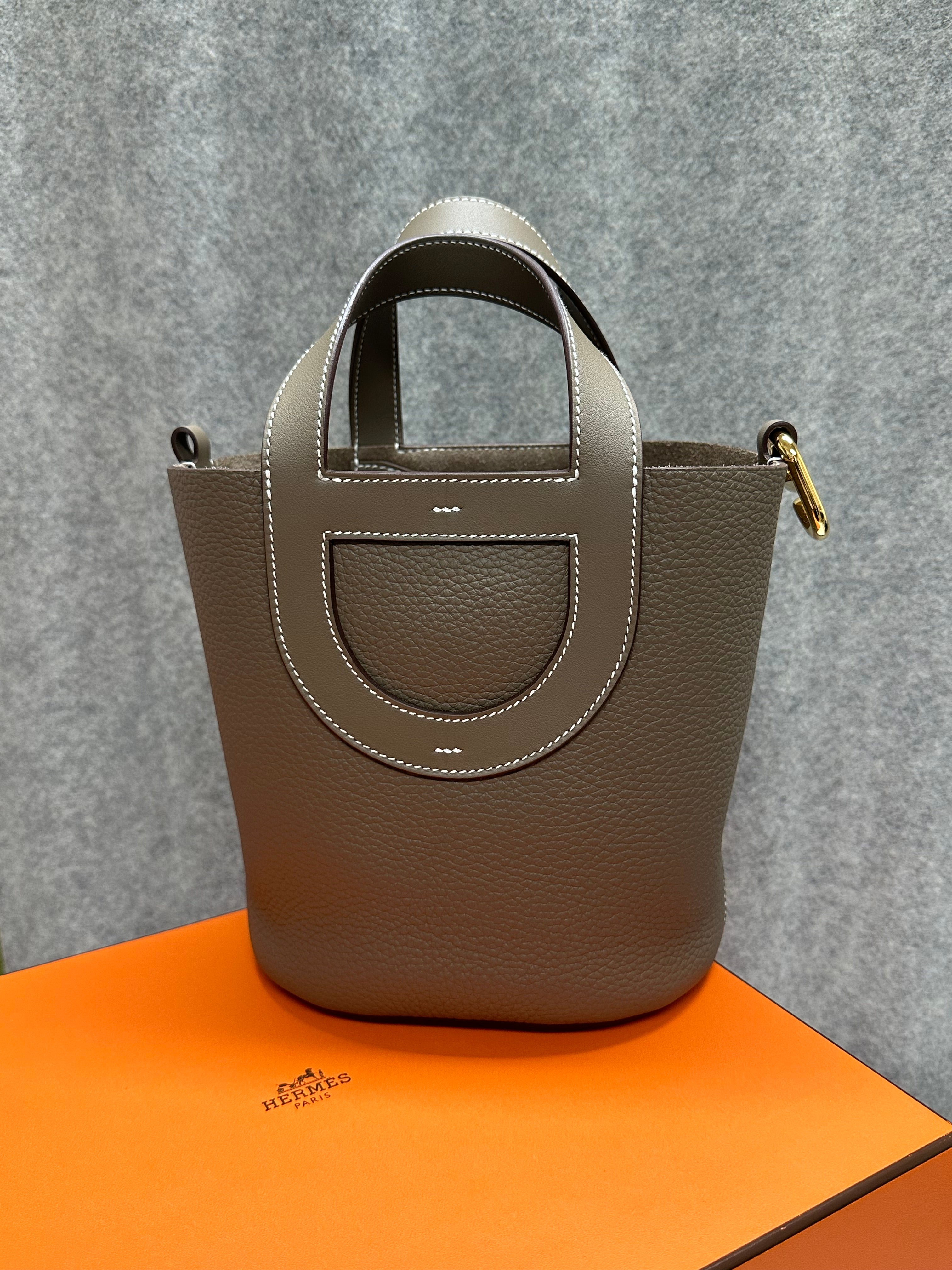 Hermes In the Loop 18 Etoupe X GHW, - Luxnicy