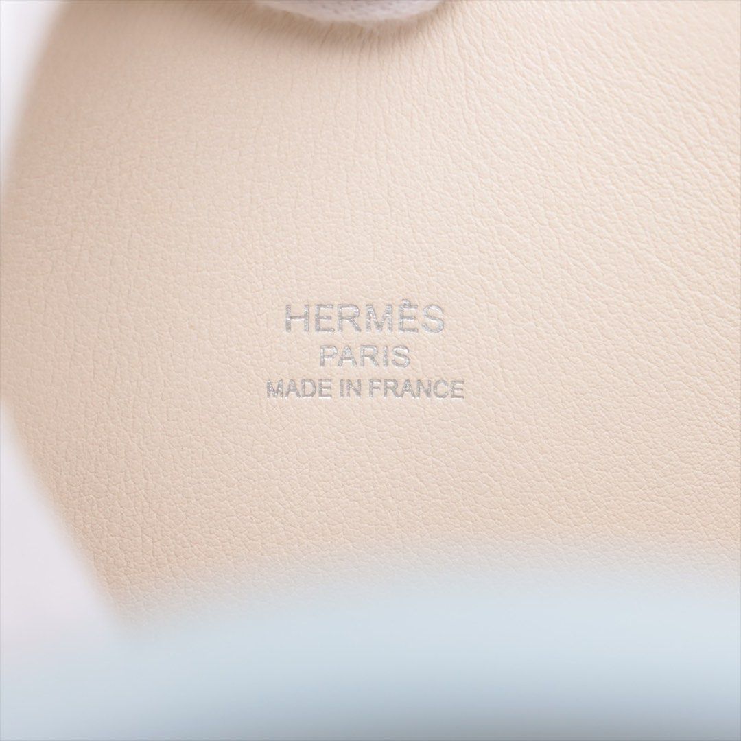 Hermes Bolide 1923 25 Verso Veau Epsom Blue Brume x Nata PHW Stamp Z: 2021