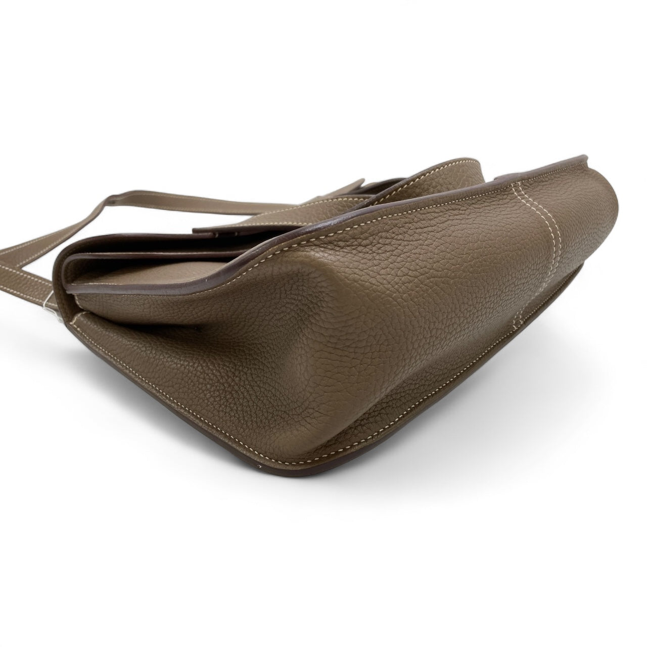 HERMES Halzan 31 Etoupe PHW Stamp C