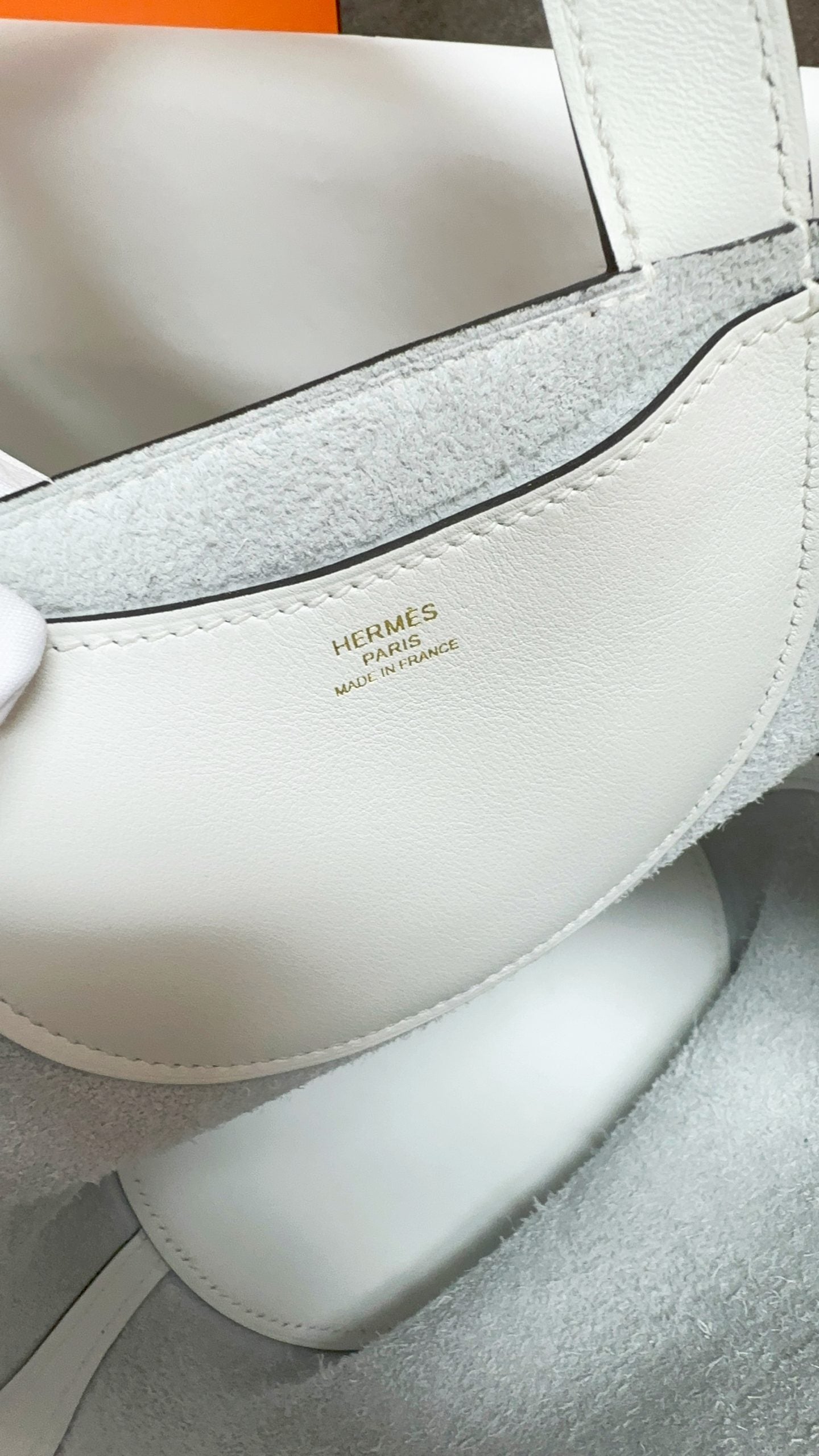 Hermes In the Loop 18 0U New White X GHW, - Luxnicy