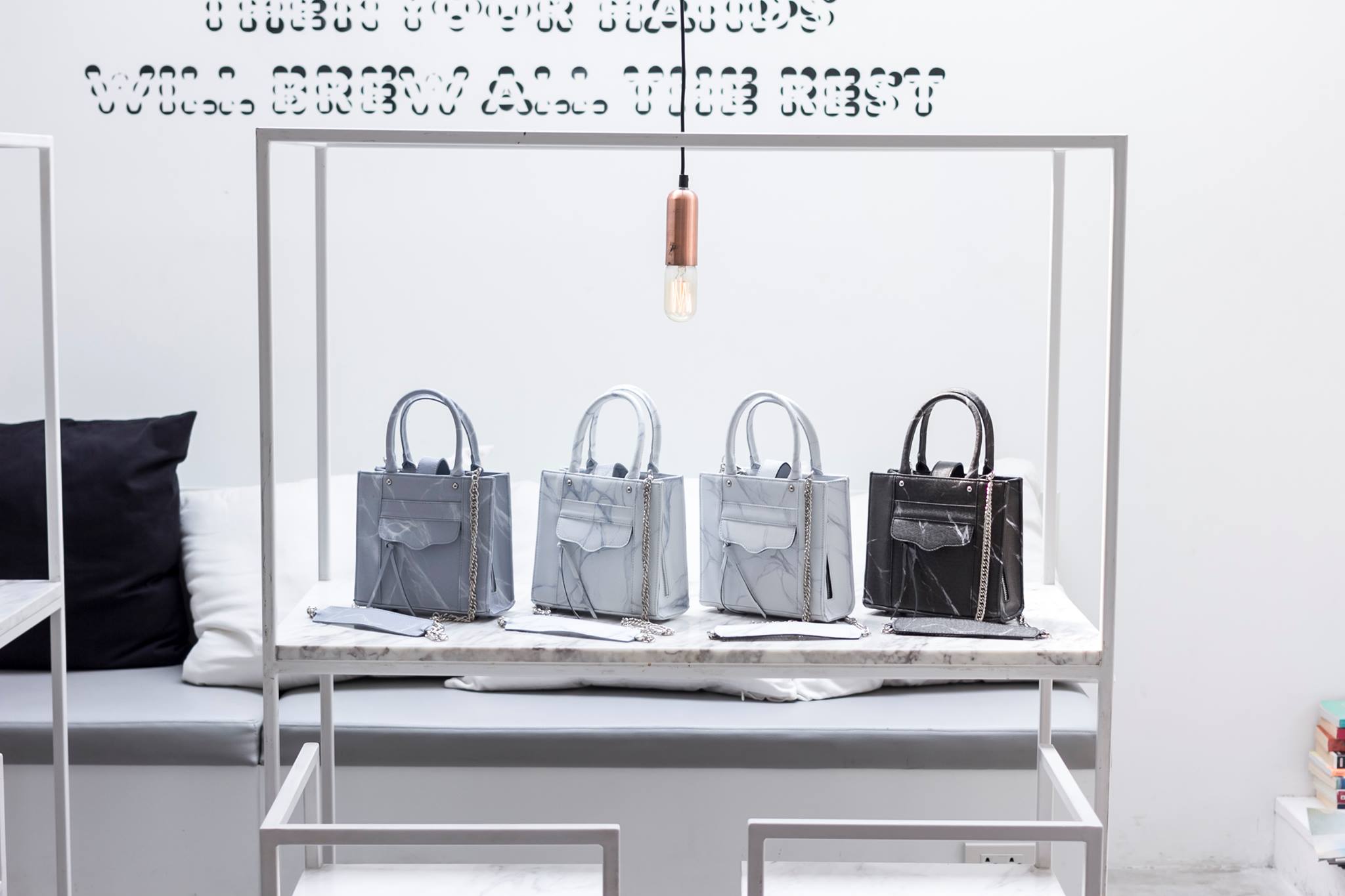 Natural Marble Tote Bags