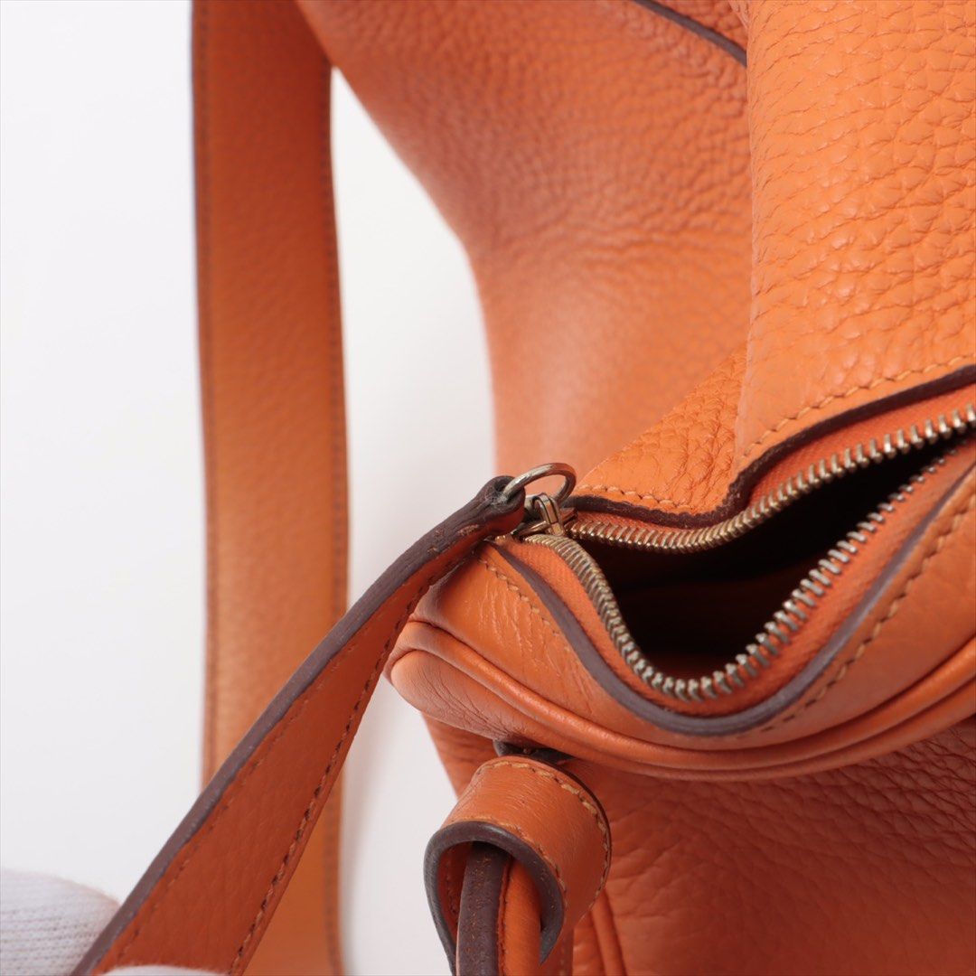 Hermes Lindy 26 Taurillon Clemence Orange GHW Stamp □O 2011