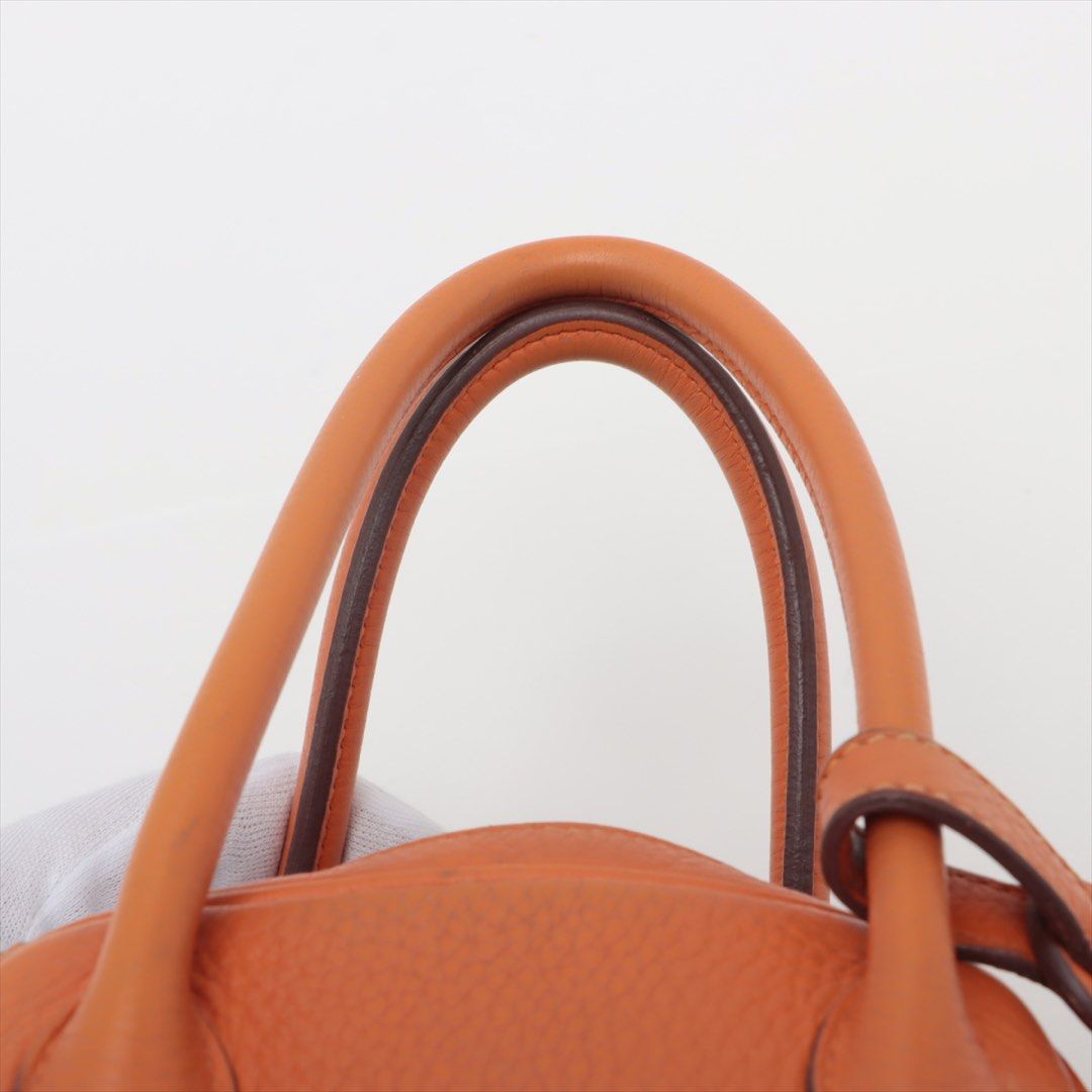 Hermes Lindy 26 Taurillon Clemence Orange GHW Stamp □O 2011