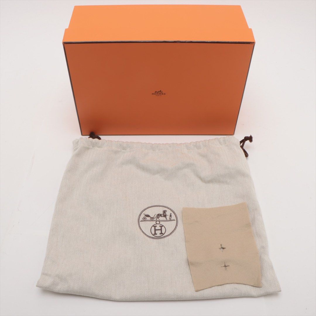 Hermes Mini Lindy Swift Nata x Sesame Silver Metal Fittings PHW Stamp B
